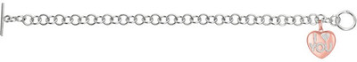 51% OFF on Love Bright Jewelry Sweet Heart I Heart You Sterling Silver Rose Gold Plated Bracelet 51% OFF on Love Bright Jewelry Sweet Heart I Heart You Sterling Silver Rose Gold Plated Bracelet