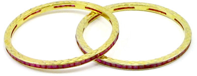 30% OFF on Pearl Paradise Copper Crystal Yellow Gold Plated Bangle Set Pack of 2 30% OFF on Pearl Paradise Copper Crystal Yellow Gold Plated Bangle Set Pack of 2