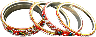 14% OFF on DFR Ethnic Diva Alloy Bangle Set Pack of 6