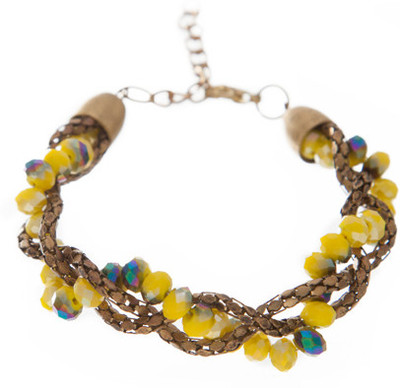 20% OFF on Blueberry B-1524 Glass, Metal Bracelet