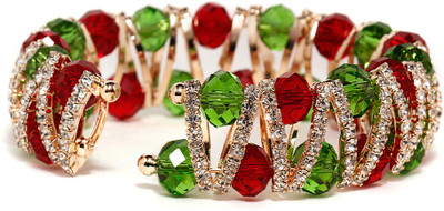 Bindhani Gold Plated Alloy Cubic Zirconia Bracelet