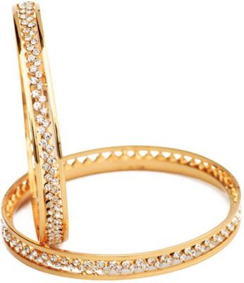 25% OFF on Karigari Fashion Jewels Simply Stylish Alloy Bangle Set Pack of 2