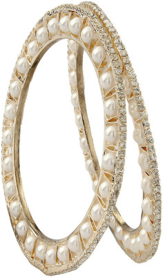 73% OFF on Luxor Classic Fairy Collection Alloy Yellow Gold Plated Bangle Set Pack of 2 73% OFF on Luxor Classic Fairy Collection Alloy Yellow Gold Plated Bangle Set Pack of 2