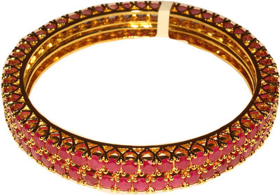 72% OFF on Affinity Alloy Bangle Set Pack of 2