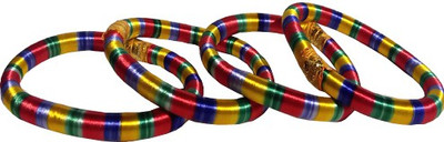 54% OFF on Royal Jaipuri Rubber Bangle Pack of 4