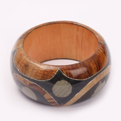 30% OFF on KhoobSurati Designer Chic-mode Wood Bangle