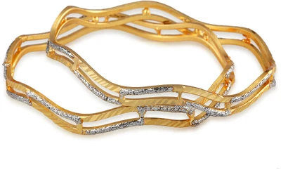 57% OFF on Mrigya Alloy, Metal Bangle Set Pack of 2 57% OFF on Mrigya Alloy, Metal Bangle Set Pack of 2