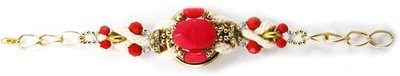 35% OFF on Aara Arts Red Rope style Alloy Bracelet