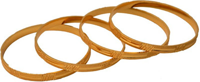 60% OFF on Czar Shine Brass Bangle Set Pack of 4