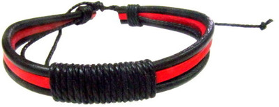 61% OFF on Pllanet Gold Stylish Leather Bracelet