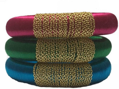 52% OFF on Kuhuk Thread Accessories Plastic Bangle Set Pack of 3