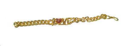 50% OFF on Swarnim Jewellers I love you Metal Bracelet