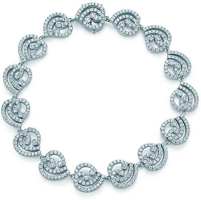 28% OFF on Exoctic Silver Aaratika Silver Cubic Zirconia, Swarovski Crystal Rhodium Plated Bracelet