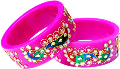 13% OFF on MDK Jewellers Plastic Na Bangle Set Pack of 2