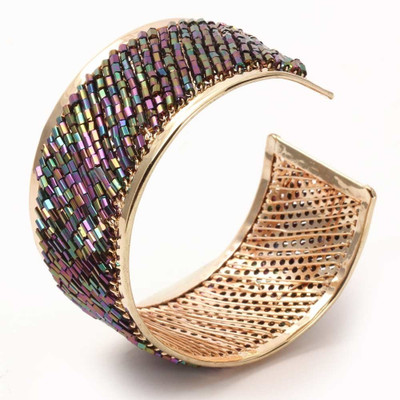 30% OFF on KhoobSurati Stunning Beaded Adjustable Metal Bracelet