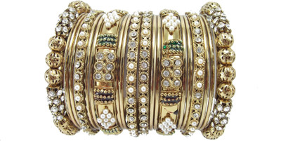 50% OFF on Aria l23 Alloy Enamel Plated Bangle Set Pack of 20