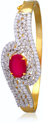 58% OFF on Alysa Alloy Cubic Zirconia 18K Yellow Gold, Rhodium Plated Bracelet 58% OFF on Alysa Alloy Cubic Zirconia 18K Yellow Gold, Rhodium Plated Bracelet