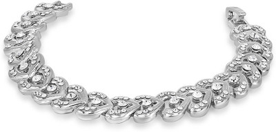 39% OFF on Mahi Glam Diva Alloy Zircon Rhodium Plated Bracelet 39% OFF on Mahi Glam Diva Alloy Zircon Rhodium Plated Bracelet