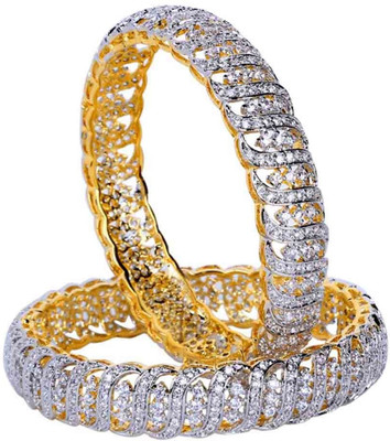 62% OFF on Jwells & More Alloy Bangle Set Pack of 2