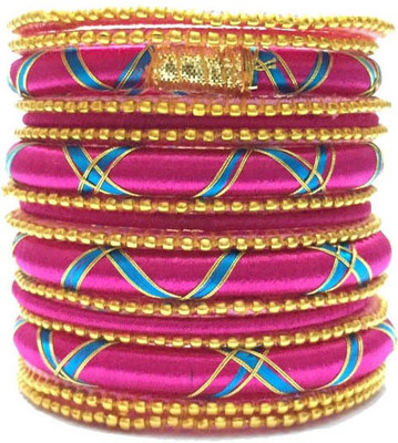 68% OFF on Kuhuk Thread Accessories Plastic Bangle Set Pack of 17