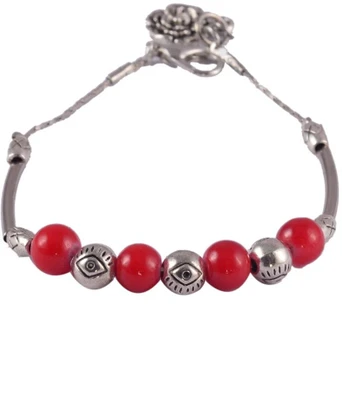 50% OFF on Jewelizer Tibetan Silver Alloy Charm Bracelet