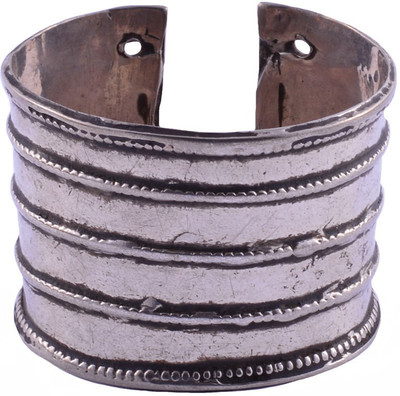Jewels Mountain Ethnic Silver Cuff