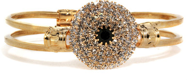 Bindhani Casual Kadas Alloy Cubic Zirconia 10K White Gold Plated Bracelet Bindhani Casual Kadas Alloy Cubic Zirconia 10K White Gold Plated Bracelet