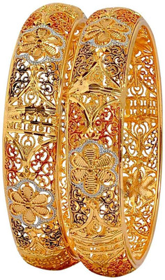 49% OFF on Maayra Lovely Micron Gold Plated Copper Copper Plated Bangle Set Pack of 2 49% OFF on Maayra Lovely Micron Gold Plated Copper Copper Plated Bangle Set Pack of 2
