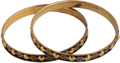 75% OFF on Nirosha Antique Gold Alloy Bangle Set Pack of 2 75% OFF on Nirosha Antique Gold Alloy Bangle Set Pack of 2