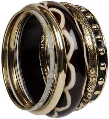 66% OFF on The Pari Brass Brass Plated Bangle Set Pack of 5 66% OFF on The Pari Brass Brass Plated Bangle Set Pack of 5