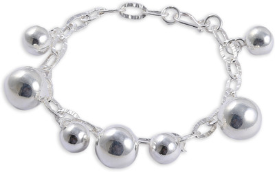 27% OFF on Jisha Sterling Silver Charm Bracelet