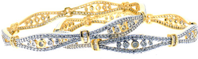 45% OFF on Aabhushan Jewels Alloy Cubic Zirconia Rhodium Plated Bangle Set Pack of 2 45% OFF on Aabhushan Jewels Alloy Cubic Zirconia Rhodium Plated Bangle Set Pack of 2