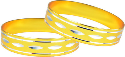 25% OFF on Antiformal Go Sunny With Weather Brass, Metal Bangle Set Pack of 2