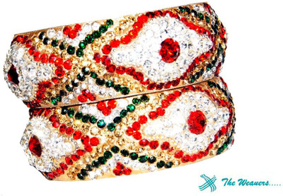 77% OFF on TheWeavers Fashionable Brass Brass Plated Bangle Set Pack of 2 77% OFF on TheWeavers Fashionable Brass Brass Plated Bangle Set Pack of 2