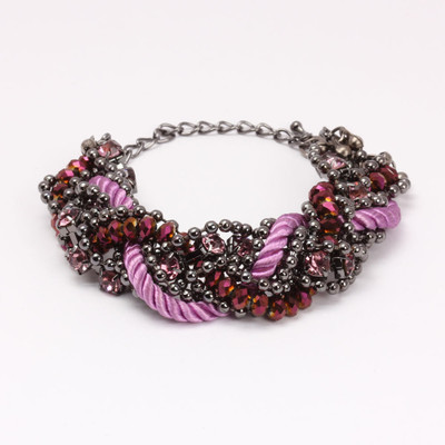 30% OFF on KhoobSurati Enchanting Knotted Braided Metal Bracelet