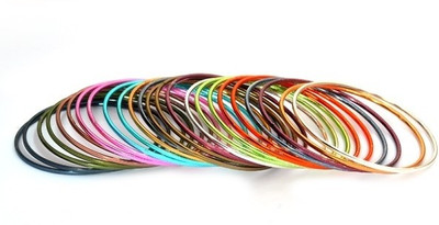 51% OFF on Pourni Brass Bangle Set Pack of 24