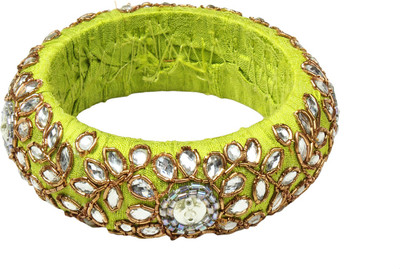 63% OFF on Glitters Traditional Fabric Bangle