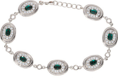 34% OFF on Eclat 1112106RG Brass Rhodium Plated Bracelet