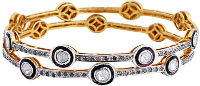 1% OFF on Nikhil Silver Arts Evening Shine Silver Bracelet Set
