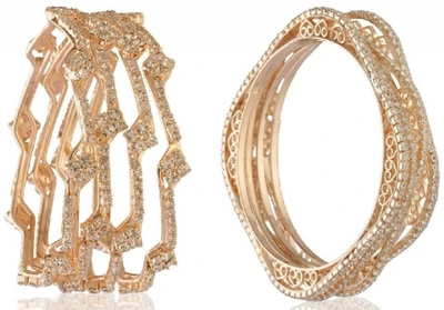 50% OFF on Aria Alloy Bangle Set Pack of 8