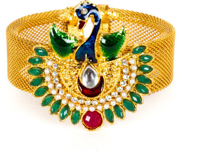 70% OFF on Subh SB Alloy Yellow Gold Plated Kada