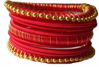 44% OFF on Kuhuk Thread Accessory Plastic Bangle Set Pack of 9