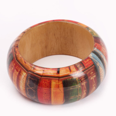 30% OFF on KhoobSurati Splashy Wood Bangle