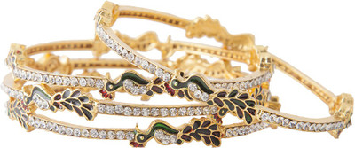 63% OFF on Aaina Fashion Copper Yellow Gold Plated Bangle Set Pack of 4 63% OFF on Aaina Fashion Copper Yellow Gold Plated Bangle Set Pack of 4