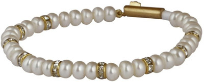 Krishna Pearls & Jewellers Mother of Pearl Pearl Rhodium Bracelet Krishna Pearls & Jewellers Mother of Pearl Pearl Rhodium Bracelet