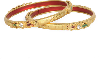 69% OFF on Ethnic Jewels Alloy Bangle Set Pack of 2 69% OFF on Ethnic Jewels Alloy Bangle Set Pack of 2