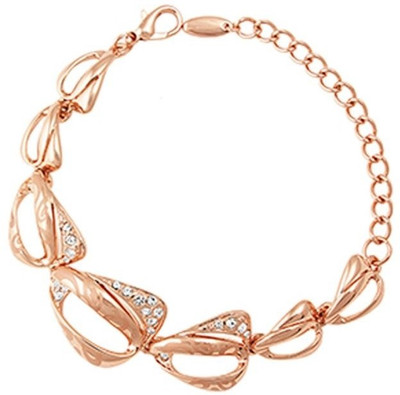 54% OFF on Ivory Tag Luce Brass 14K Yellow Gold Plated 14 Bracelet