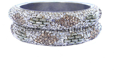 45% OFF on Swaraj Varushka Alloy Bangle Set Pack of 2