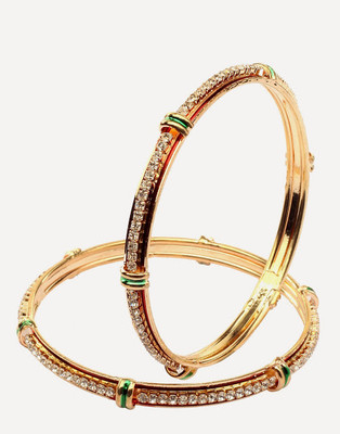 Oars Stylish Metal Bangle Set Pack of 2 Oars Stylish Metal Bangle Set Pack of 2