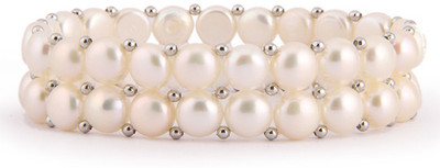 20% OFF on DD Pearls Semi-Precious 2 Lines Pearl Rubber Bracelet 20% OFF on DD Pearls Semi-Precious 2 Lines Pearl Rubber Bracelet